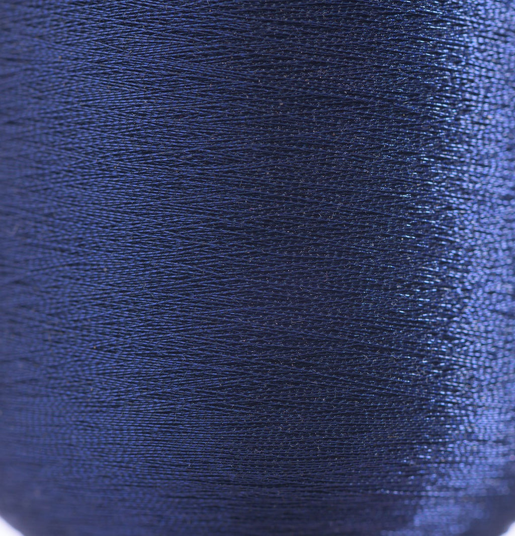 Cobalt Bead & Crystal Micro-Crochet