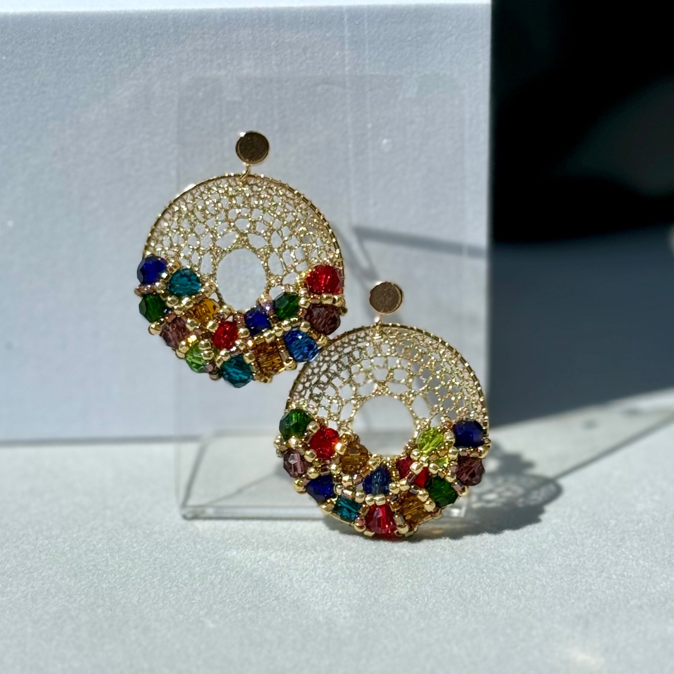 Jewel Bead & Crystal Micro-Crochet