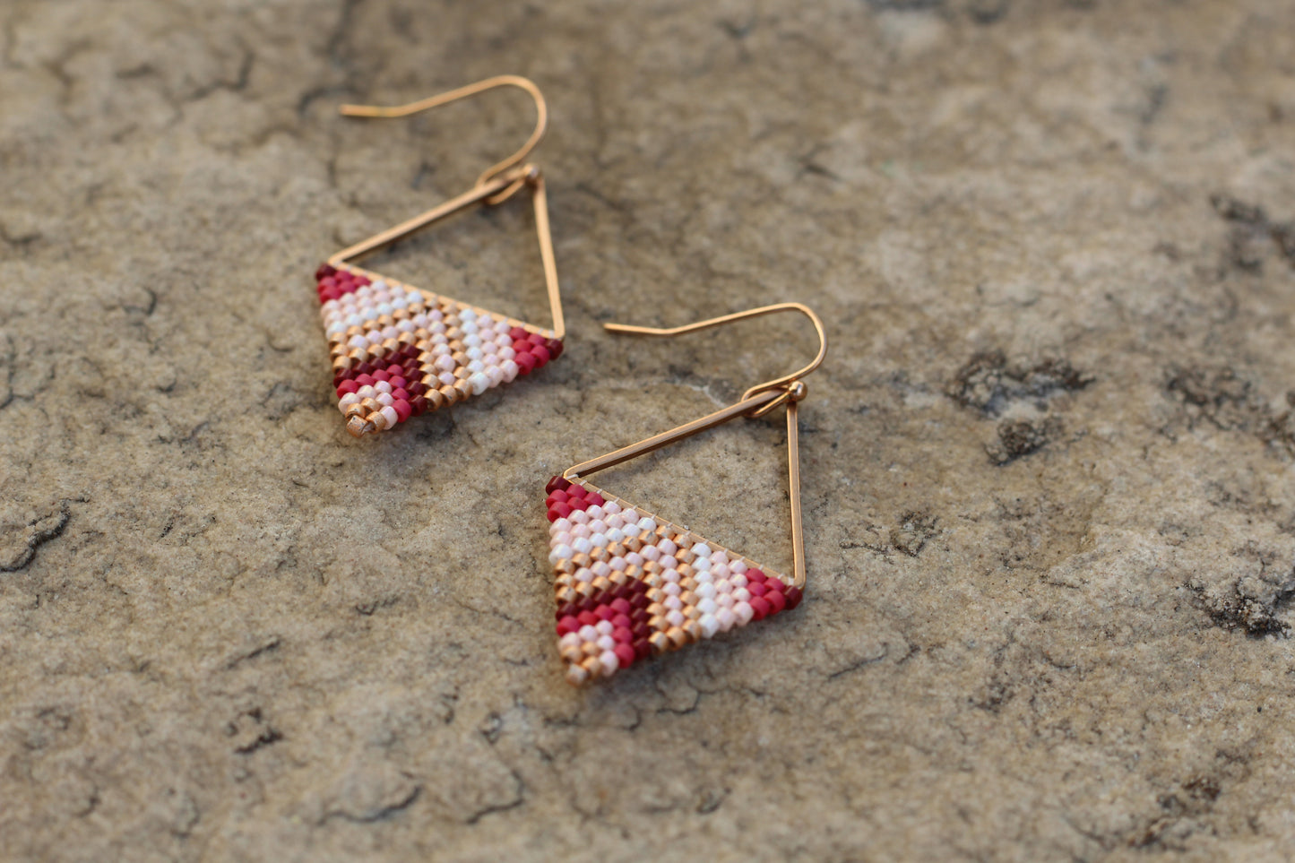 Rose-Gold Ombre Tribal