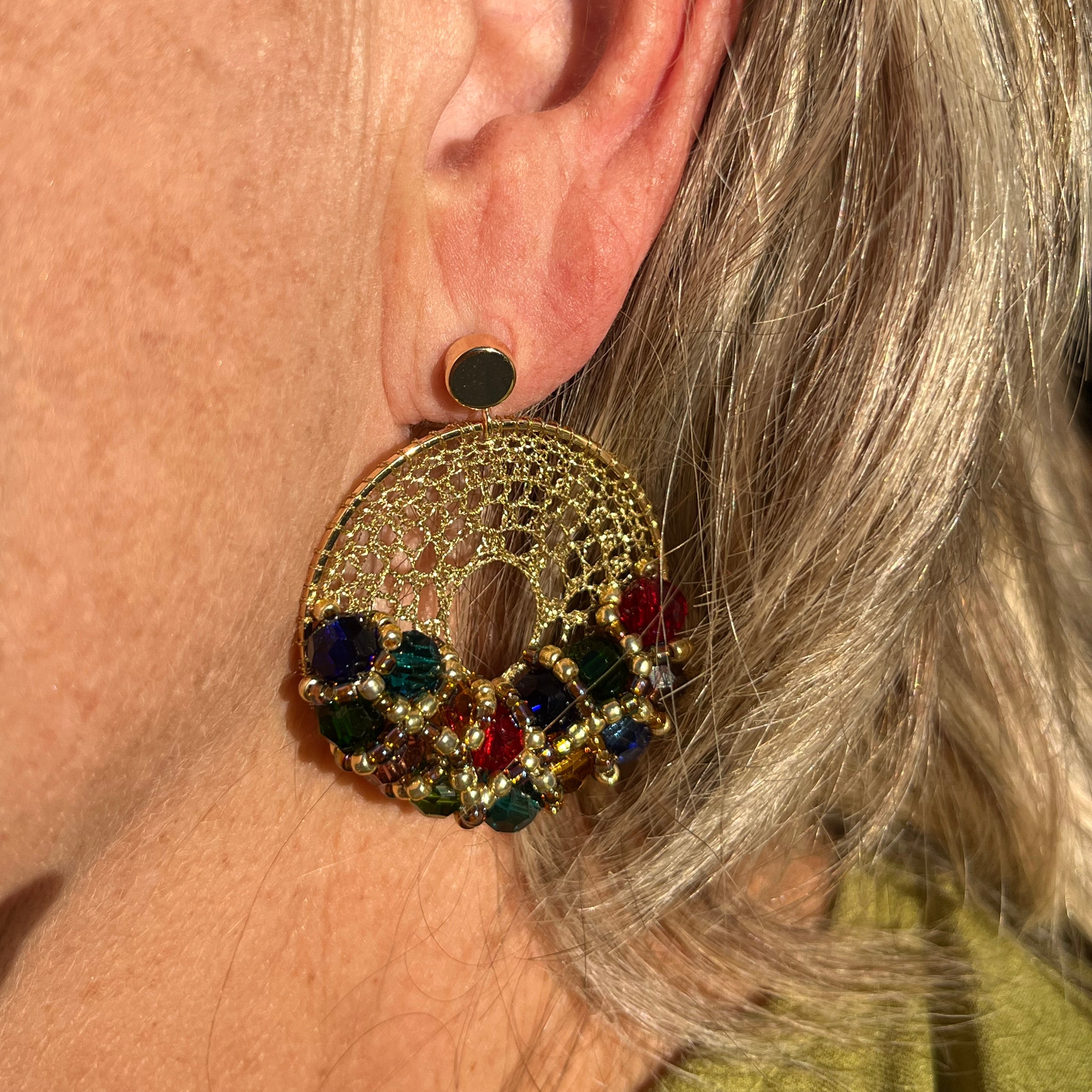 Jewel Bead & Crystal Micro-Crochet