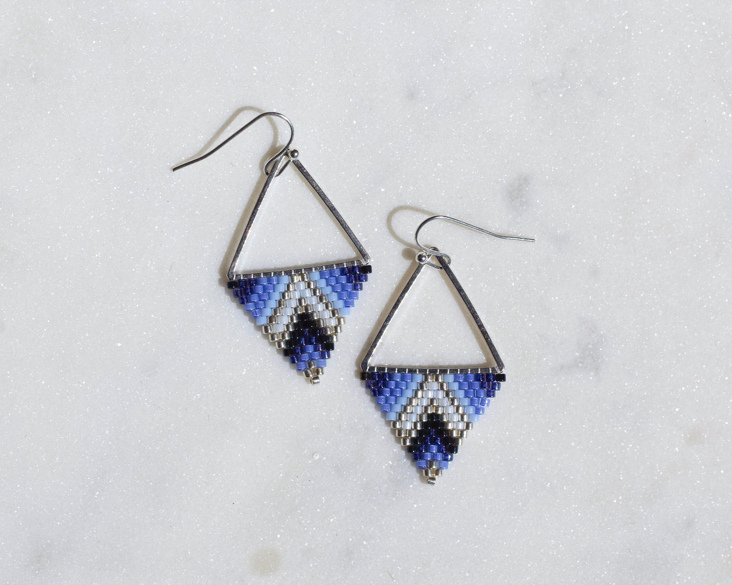 Blue & Silver Tribal