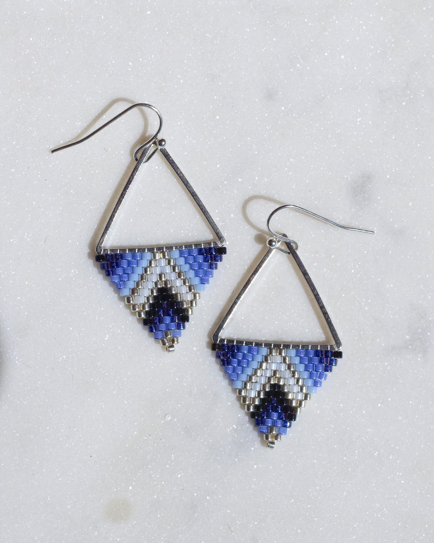 Blue & Silver Tribal