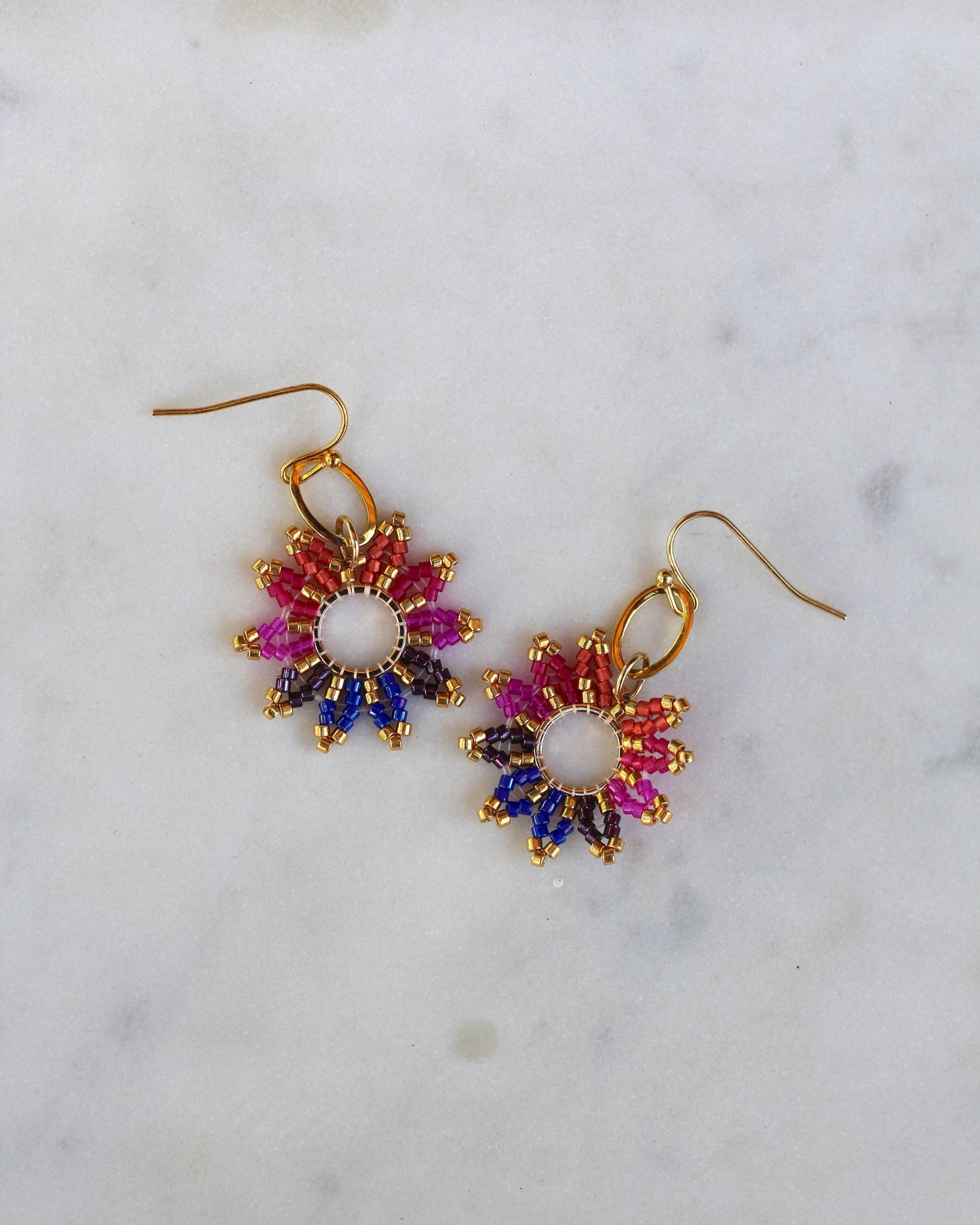 Sun Burst Earrings